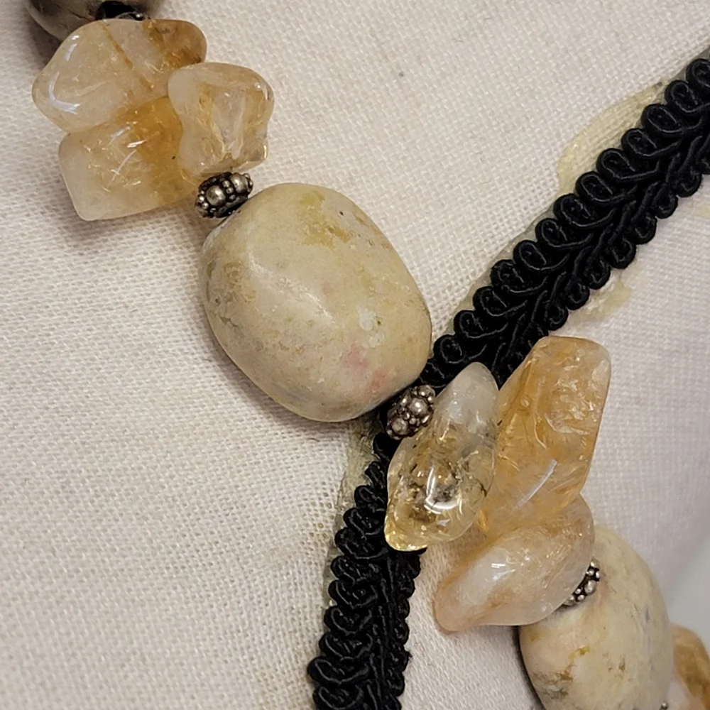 Vintage agate citrine